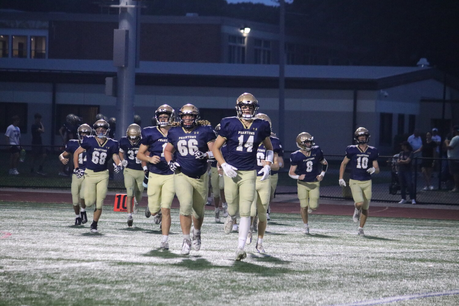 With high expectations for the Bayport-Blue Point football team after last year’s unprecedented season, the new Phantoms develop their “own identity,” according to head coach, Michael Zafonte.